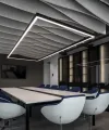 HERADESIGN® Baffle Element Arc | Knauf Ceiling Solutions