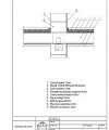 BLOKI CAD/ BIM: Strop drewniany, wysokość belek 20 cm, oparcie dwustronne na ścianie wewnętrznej YTONG gr. 30 cm – przekrój podłużny