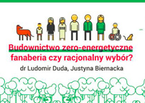 Budownictwo zero-energetyczne - fanaberia czy racjonalny wybór? Wykłady dr Ludomira Dudy i Justyny Biernackiej