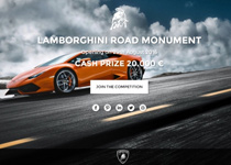 LAMBORGHINI ROAD MONUMENT - konkurs