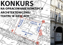 Konkurs na opracowanie KONCEPCJI ARCHITEKTONICZNEJ Teatru w Kielcach