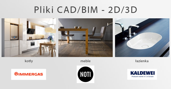 Pliki CAD/BIM - 2D/3D