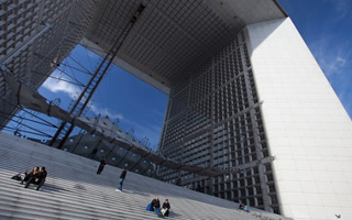 Ponowne otwarcie Grande Arche de La Défense