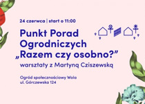 35. Warszawa w kwiatach i zieleni - warsztaty