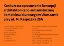 Konkurs GSP na projekt kompleksu biurowego w Warszawie