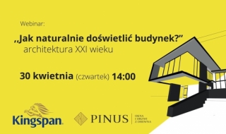 Firma Kingspan zaprasza w dniu jutrzejszym 30.04 na kolejny bezpłatny Webinar