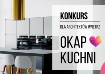 Najpiękniejsze kuchnie z kolorowymi okapami 💗 💛  💙 – konkurs dla architektów wnętrz