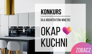 Najpiękniejsze kuchnie z kolorowymi okapami – konkurs dla architektów wnętrz