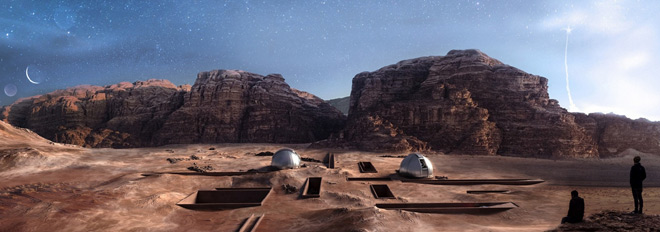 Projekt ośrodka badawczego w Wadi Rum w Jordanii - I wyróżnienie w konkursie na Dyplom Roku