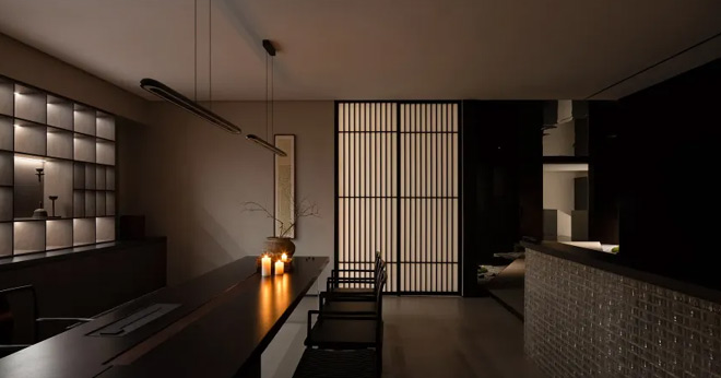 Stylowe wnętrze minimalistycznego domu - projekt pracowni Ideorealm Design