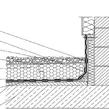 STEINBACHER IZOTERM - Dach odwrócony ze żwirem - styk ze ścianą pliki cad / płyty termoizolacyjne pliki dwg